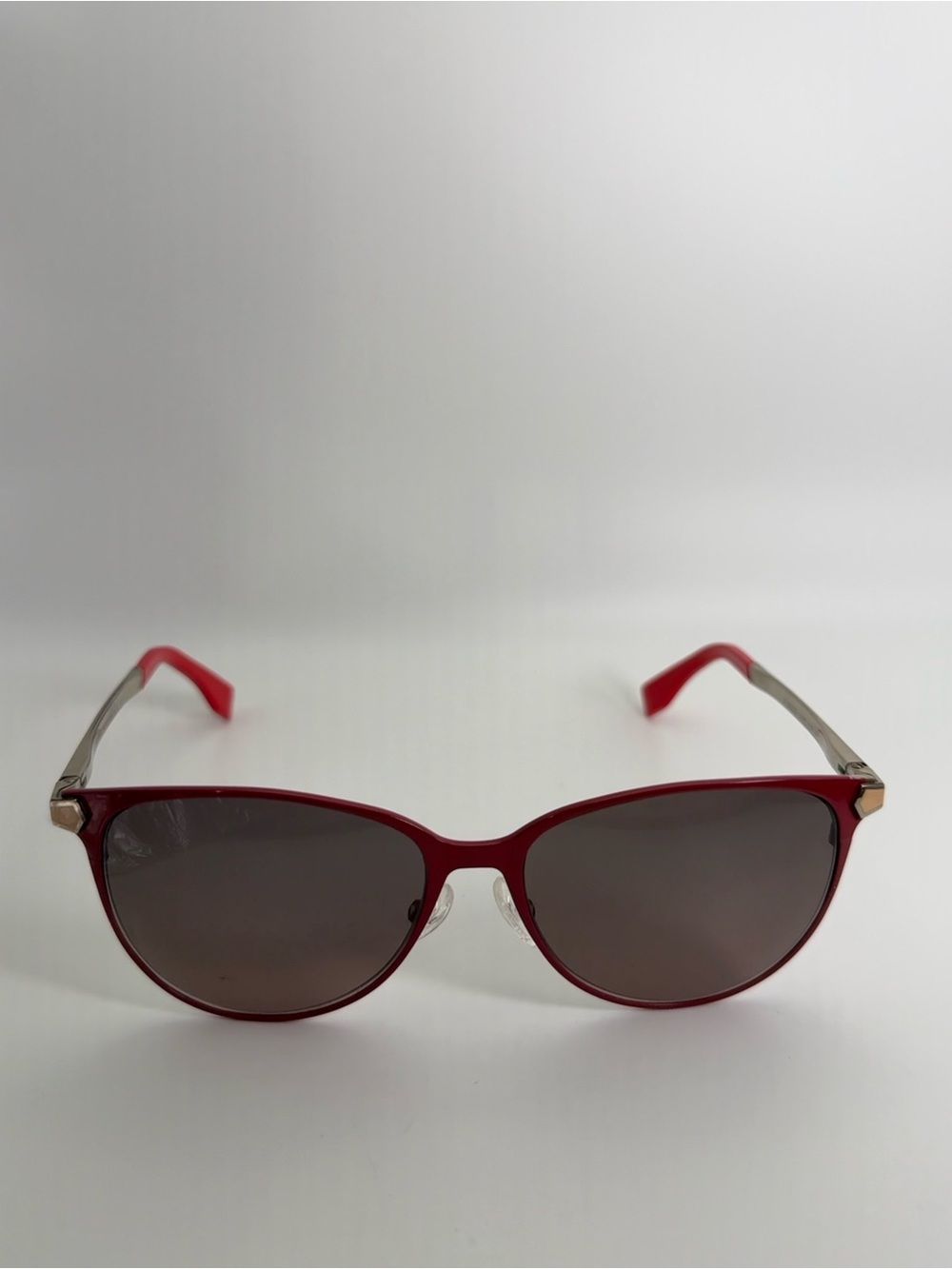Fendi Red Cat Eye Sunglasses Made in Italy